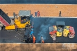 【筑梦之路】拍于福清市城区城市道路建设的筑路工人